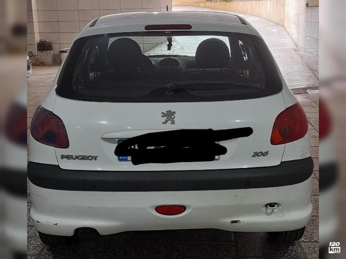 فروش پژو 206 تیپ 2 ۱۳۹۵ سفید بدون رنگ مشهد خیام (۱۹ بهمن ۱۴۰۴)