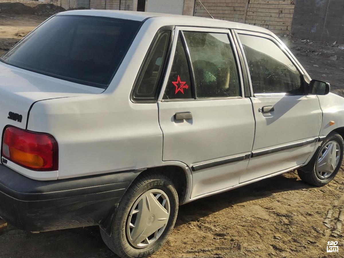 فروش پراید صندوقدار ۱۳۸۷ سفید چند لکه رنگ مشهد طبرسی (۲۱ بهمن ۱۴۰۴)