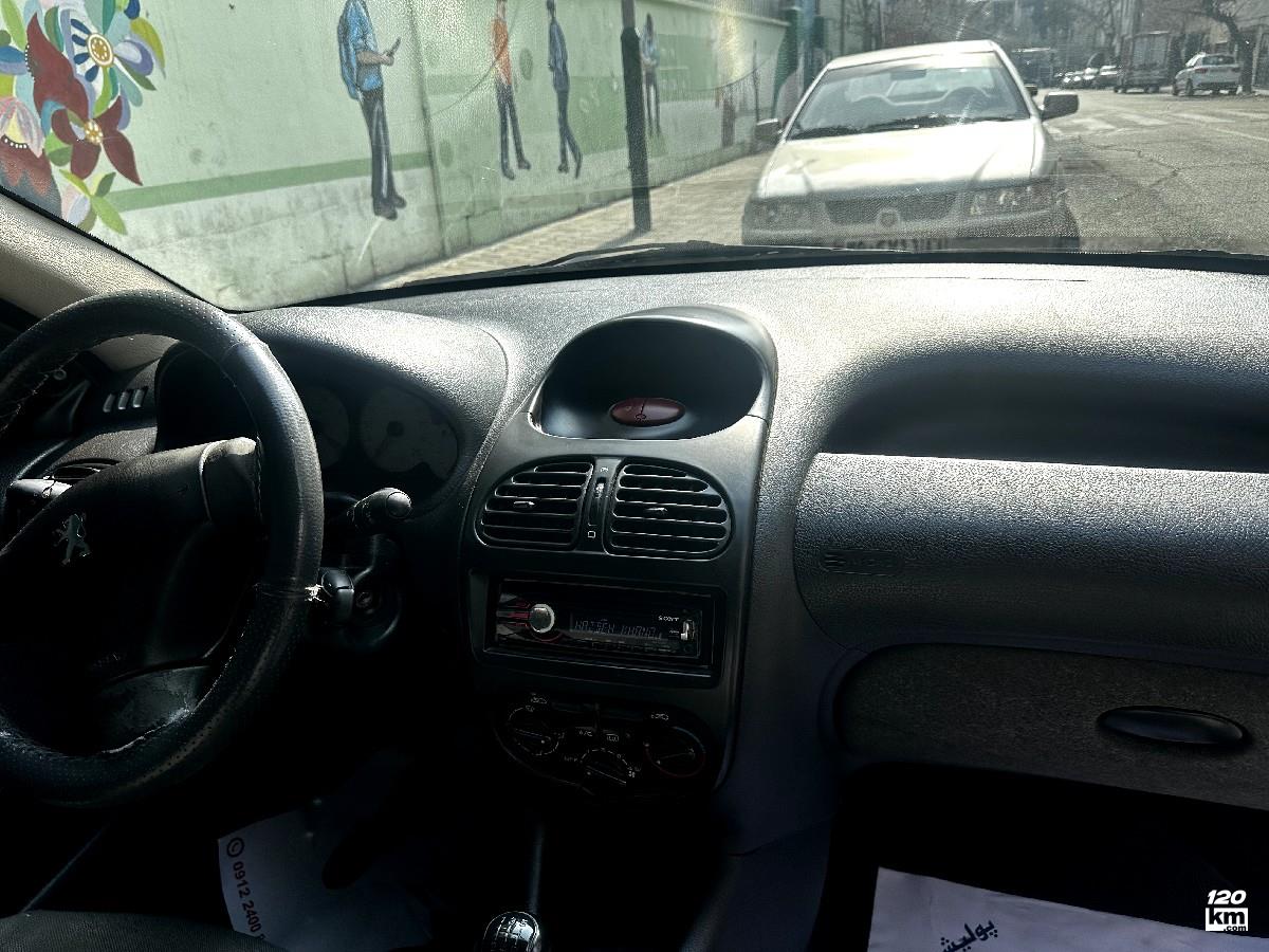 فروش پژو 206 تیپ 2 ۱۳۹۱ سفید کاپوت تعویض تهران پیروزی (۲۵ بهمن ۱۴۰۴)