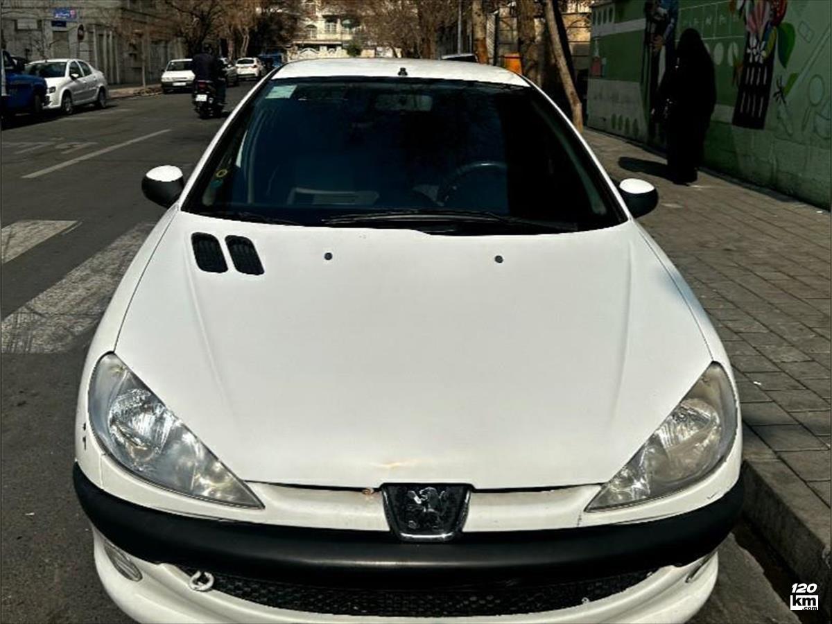 فروش پژو 206 تیپ 2 ۱۳۹۱ سفید کاپوت تعویض تهران پیروزی (۲۵ بهمن ۱۴۰۴)