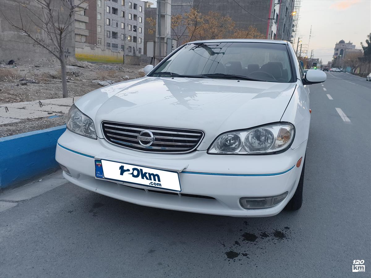 فروش نیسان ماکسیما ۱۳۸۳ سفید دو لکه رنگ تهران رباط کریم (۲۶ بهمن ۱۴۰۴)