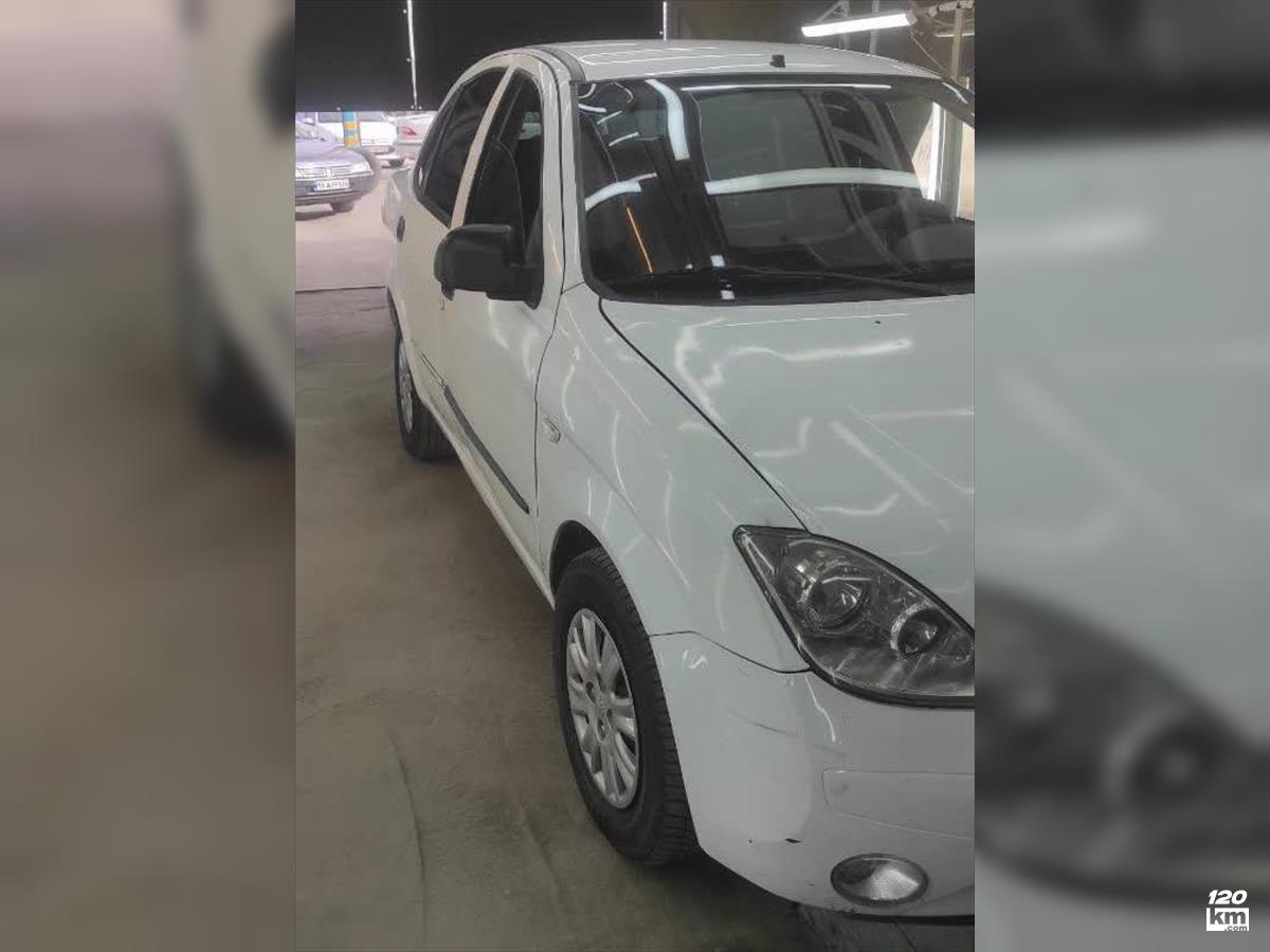 فروش تیبا صندوقدار ۱۳۹۷ سفید چند لکه رنگ البرز هشتگرد (۳ اسفند ۱۴۰۴)