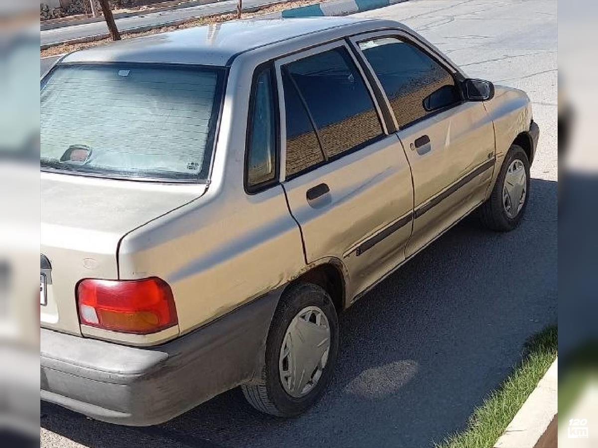 فروش پراید صندوقدار ۱۳۸۴ دوگانه سوز خاکستری یک لکه رنگ یزد بلوار مدرس (۳ اسفند ۱۴۰۴)