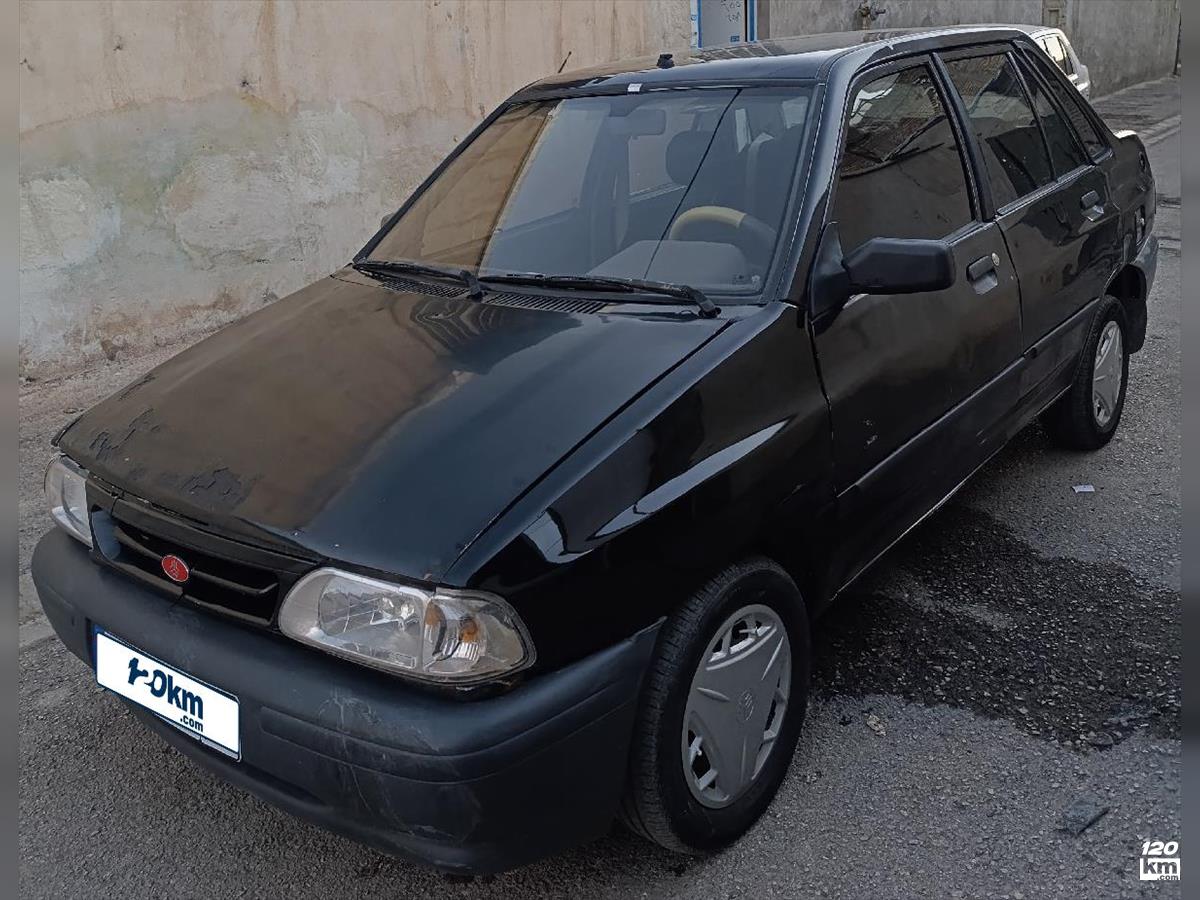 فروش پراید صندوقدار ۱۳۸۵ مشکی چند لکه رنگ شیراز بلوار رحمت (۳ اسفند ۱۴۰۴)