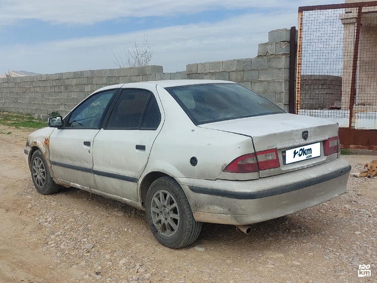 فروش سمند LX ۱۳۹۰ دوگانه سوز سفید تصادفی اهواز کوی فرهنگیان (۳ اسفند ۱۴۰۴)