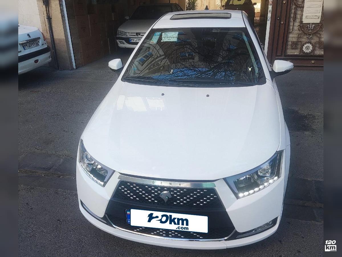 فروش دنا پلاس توربو ۱۴۰۲ (کم کارکرد) سفید بدون رنگ تهران هاشم آباد (۴ اسفند ۱۴۰۴)