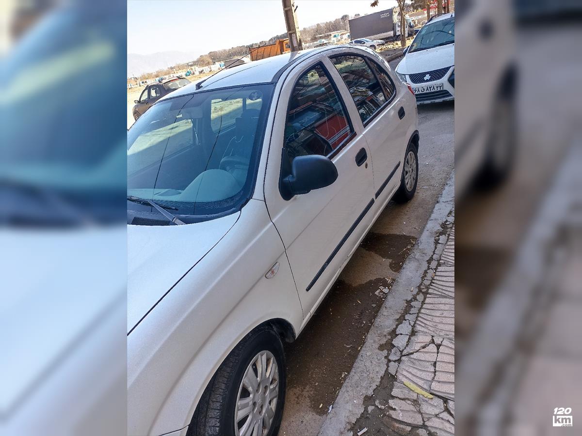 فروش تیبا 2  ۱۳۹۶ سفید بدون رنگ کرج خرمدشت (۷ اسفند ۱۴۰۴)