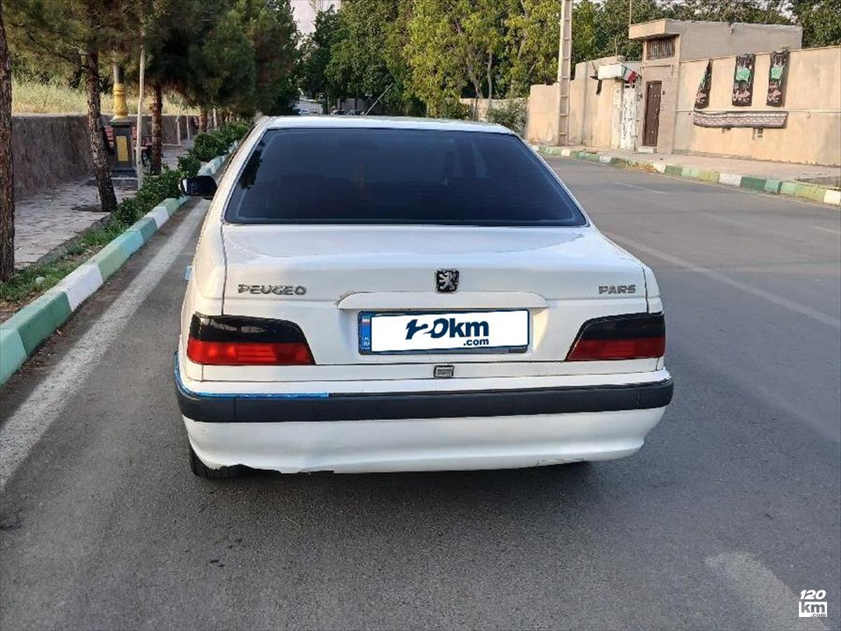 فروش پژو پارس اتوماتیک ۱۳۸۸ سفید دور رنگ تهران دماوند (۵ مرداد ۱۴۰۵)