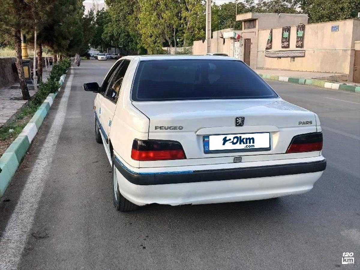 فروش پژو پارس اتوماتیک ۱۳۸۸ سفید دور رنگ تهران دماوند (۵ مرداد ۱۴۰۵)