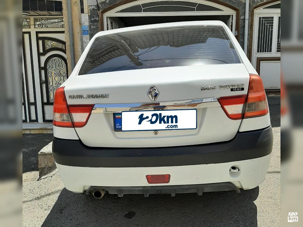 فروش رنو تندر 90 (ال 90) پارس تندر ۱۳۹۵ سفید کامل رنگ سنندج (۱۰ مرداد ۱۴۰۵)