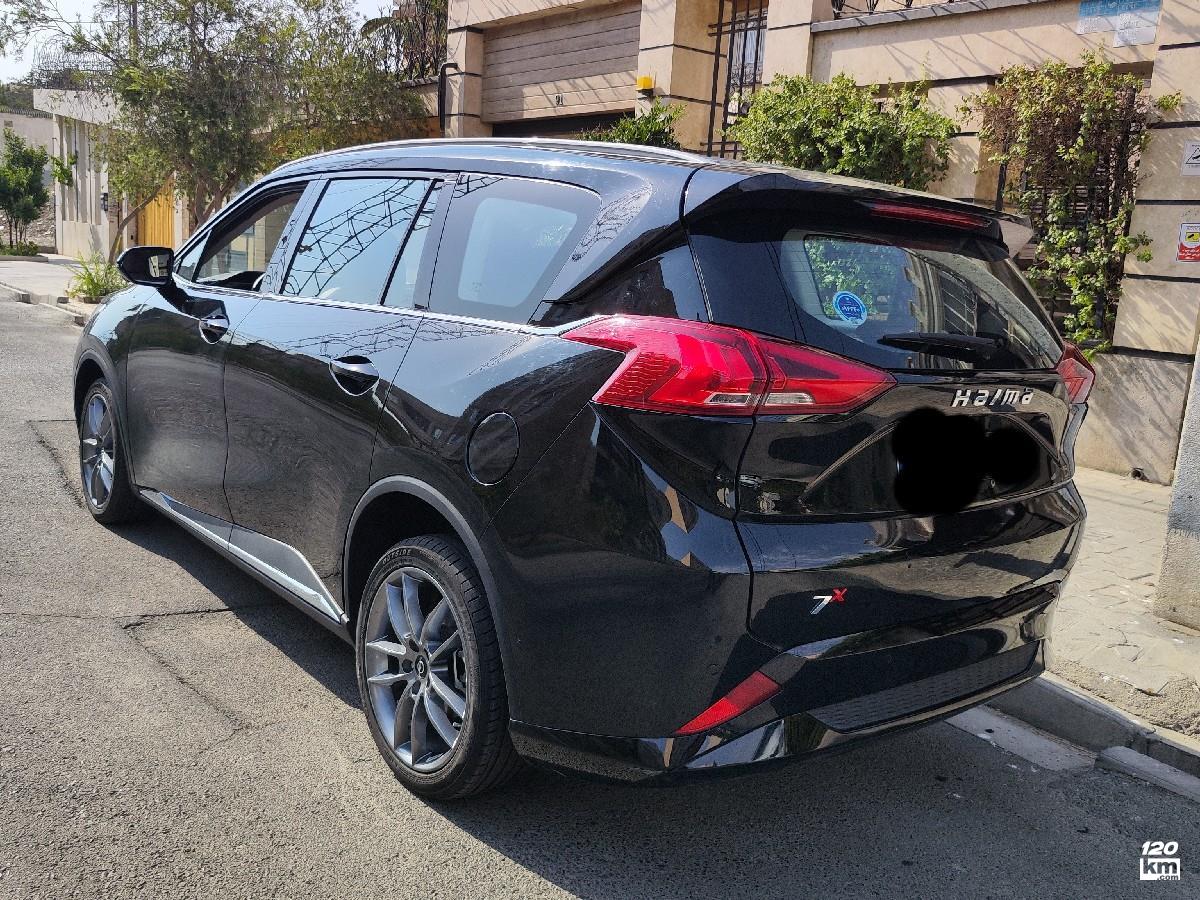 فروش هایما 7X 1.6L توربو ۱۴۰۳ (کم کارکرد) مشکی بدون رنگ تهران مرزداران (۱۱ مرداد ۱۴۰۵)