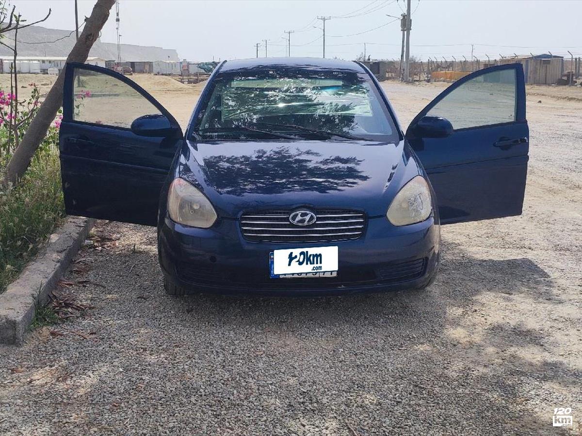 فروش هیوندای اکسنت ۲۰۰۷ آبی کامل رنگ سیستان و بلوچستان چابهار (۲۷ مرداد ۱۴۰۵)