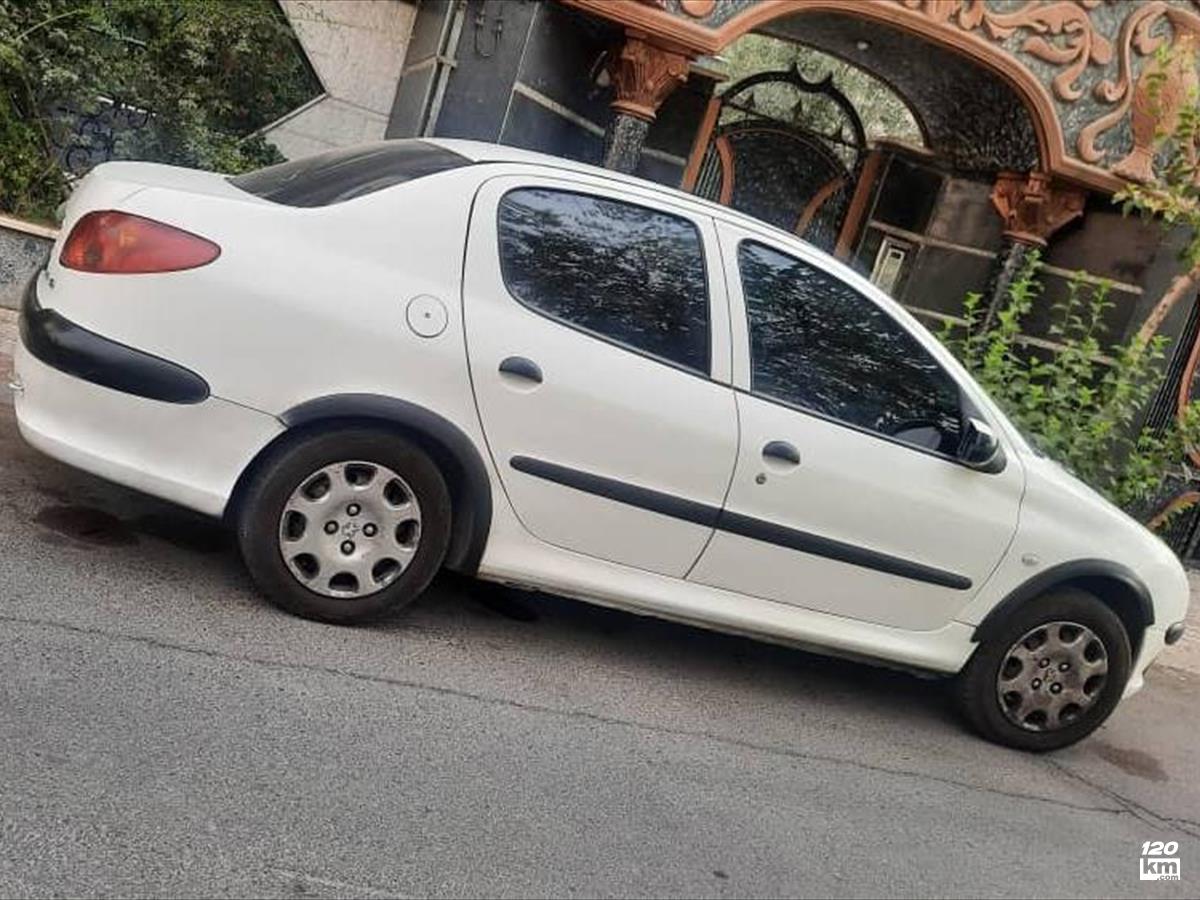 فروش پژو 206 SD V8 ۱۳۹۶ سفید بدون رنگ تهران پونک (۲۷ مرداد ۱۴۰۵)