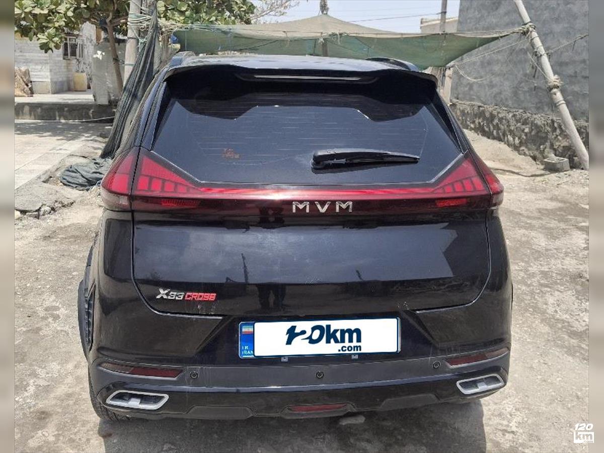 فروش ام وی ام X33 S ۱۴۰۳ مشکی بدون رنگ هرمزگان میناب (۱ شهریور ۱۴۰۵)