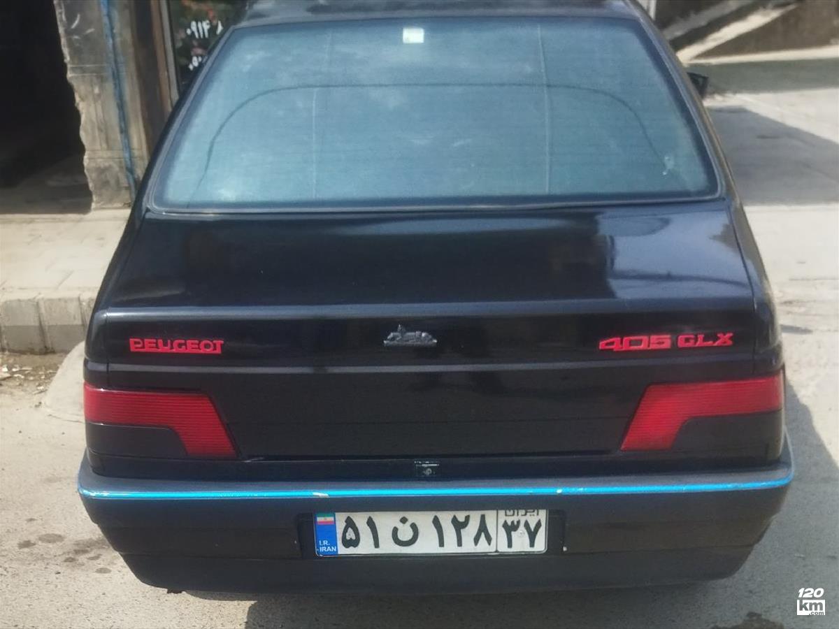 فروش پژو 405 GLX ۱۳۸۳ مشکی دور رنگ آذربایجان غربی میاندوآب (۲ شهریور ۱۴۰۵)
