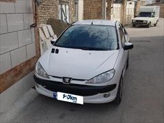 120km.com | فروش پژو، 206 SD، V20، مدل ۱۳۸۶، سفید، اصفهان، پروین