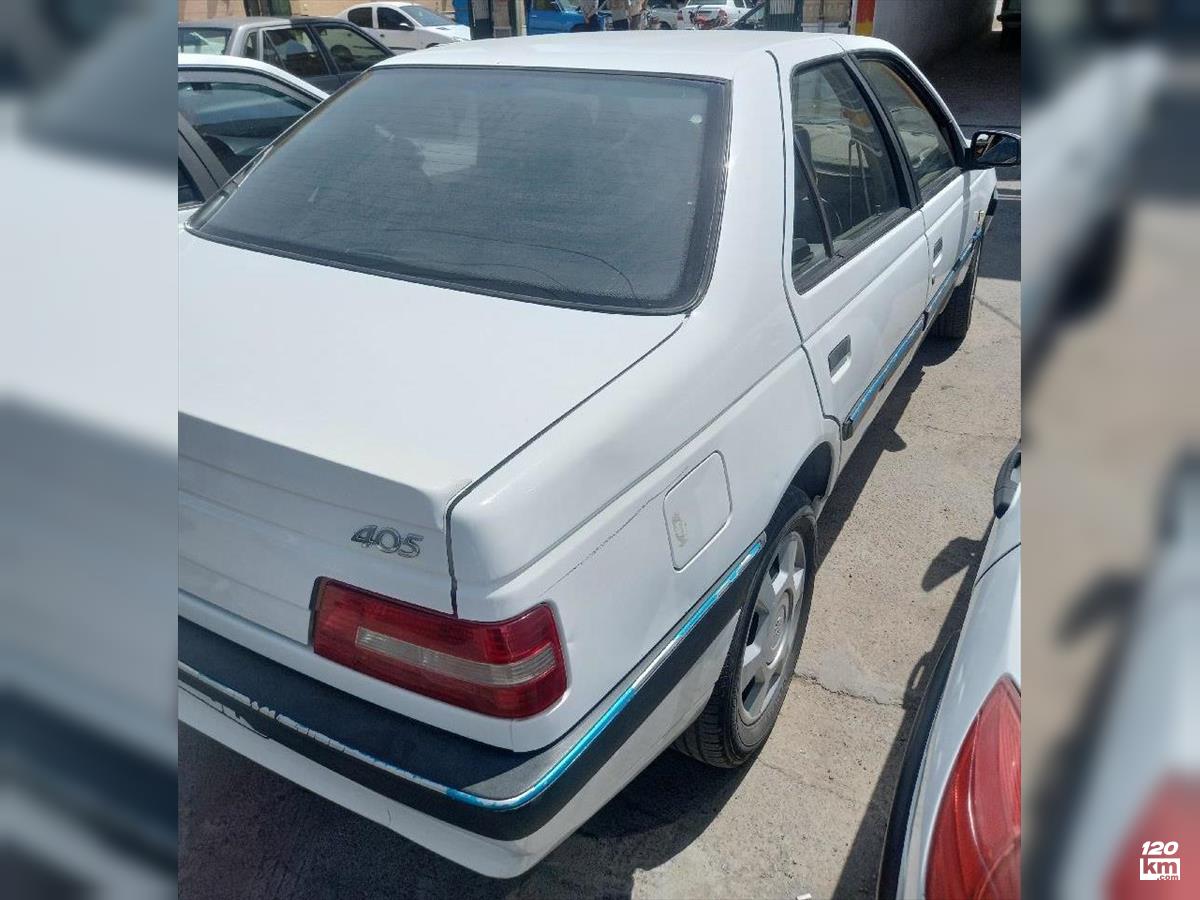 فروش پژو 405 SLX ۱۳۹۹ سفید بدون رنگ قم توحید (۱۶ شهریور ۱۴۰۵)